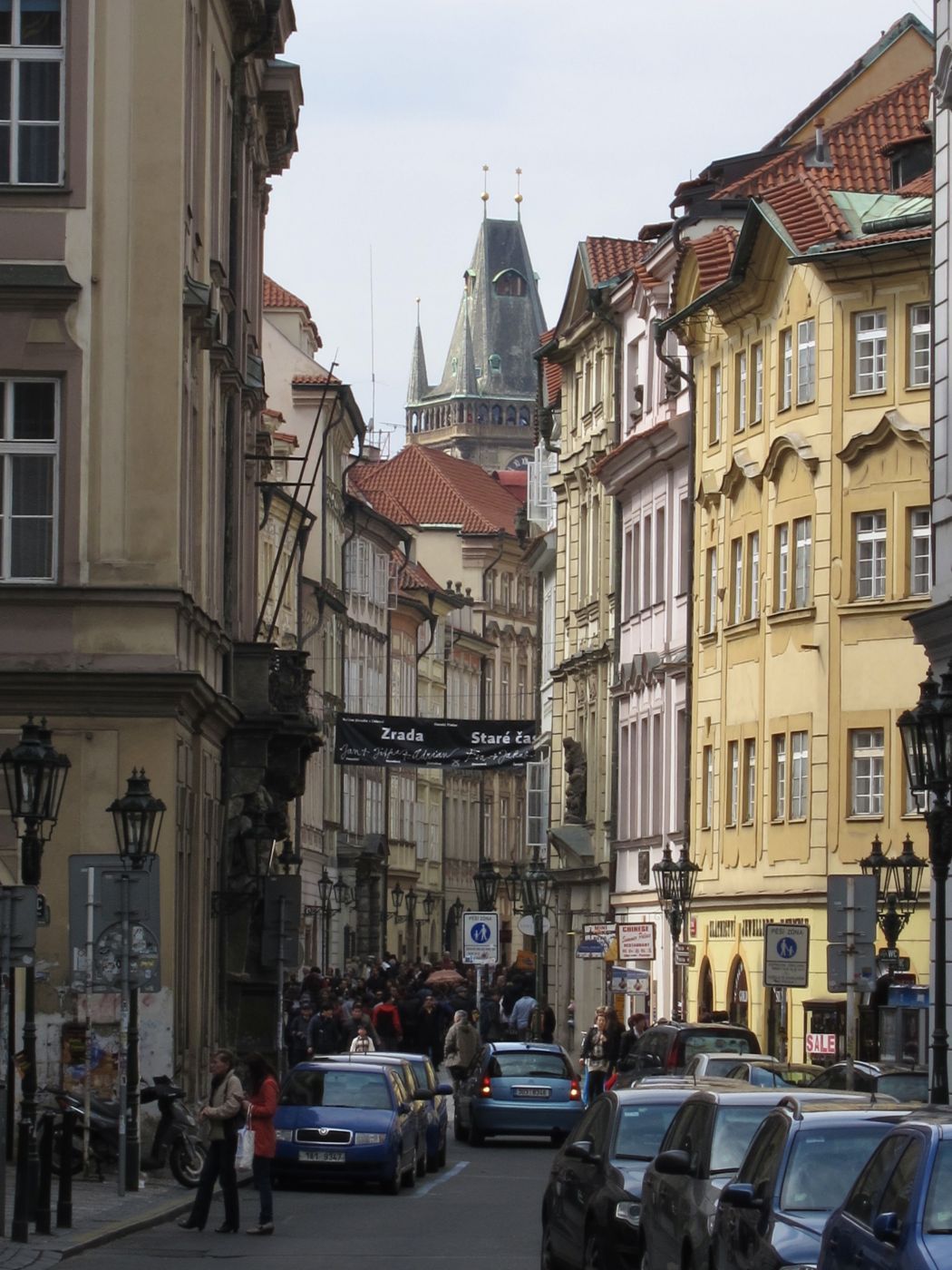 Street near the Powder Tower, Czech Republic