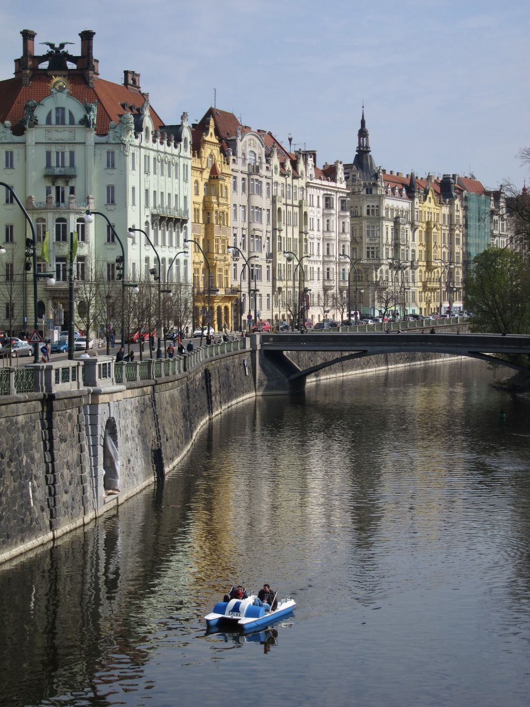 Street next to the National Theatre, Czech Republic