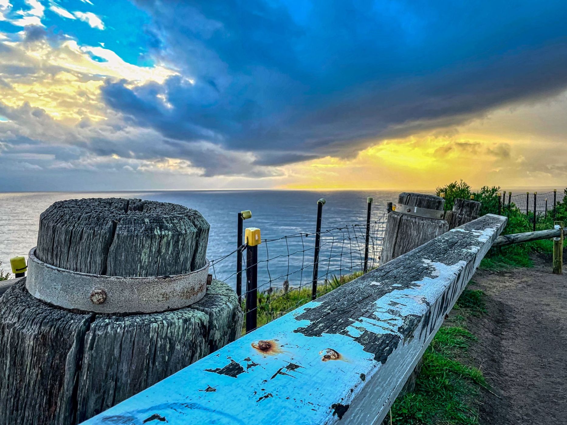Sunrise at Mona Vale Headland Sydney, Australia