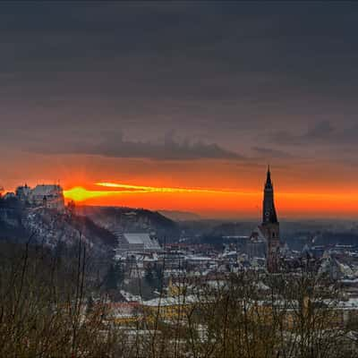 Sunset at Landshut, Germany