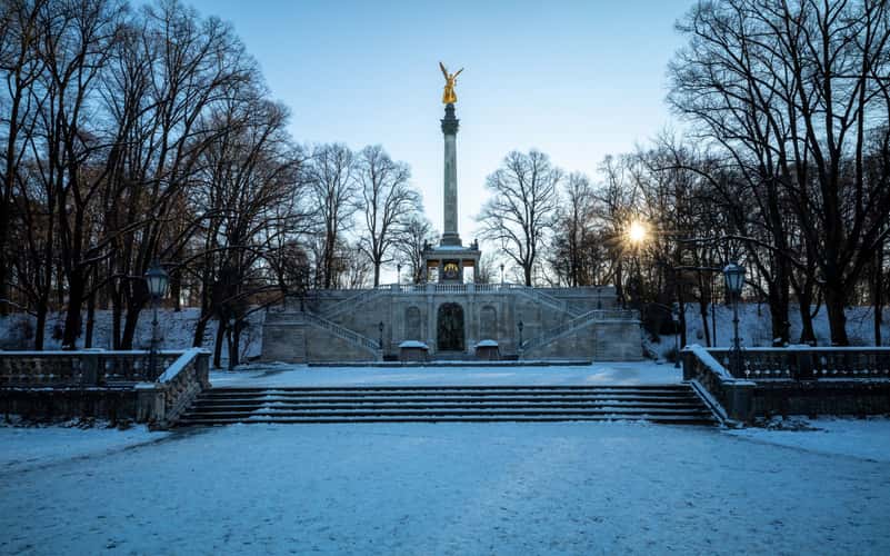 Sunset In Munich (Friedensengel)