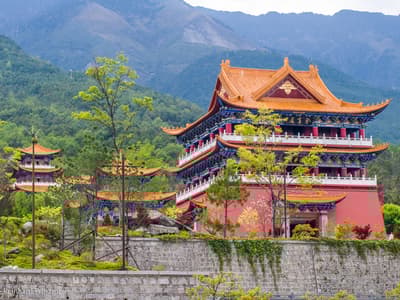 The Three Pagodas of Chong Sheng Temple