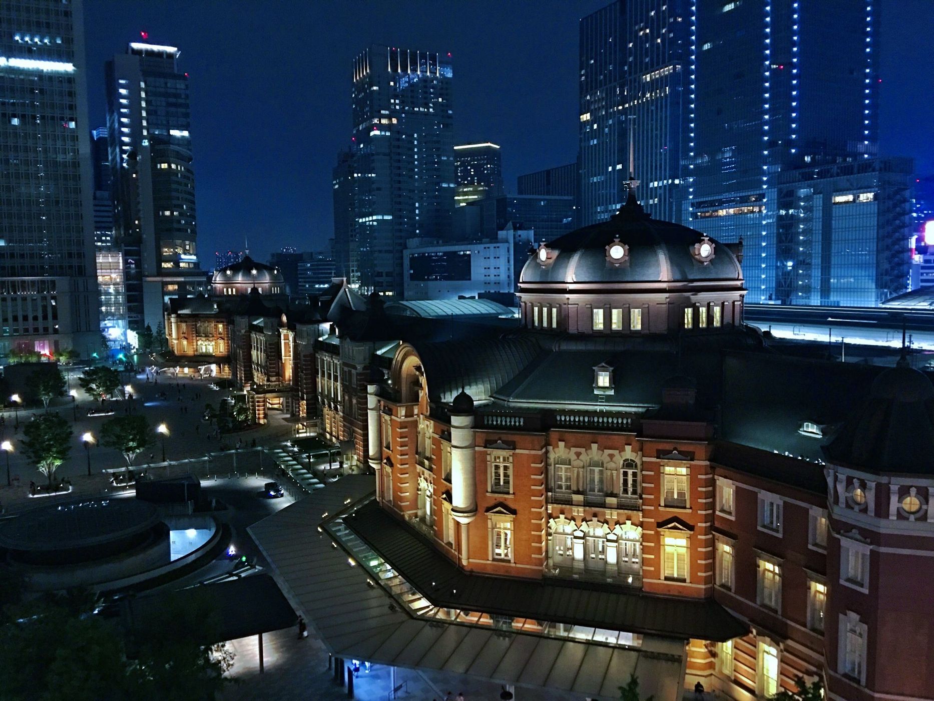 Tokyo Station from Kitte, Japan