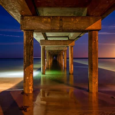 Under the Brighton Jetty Adelaide, Australia