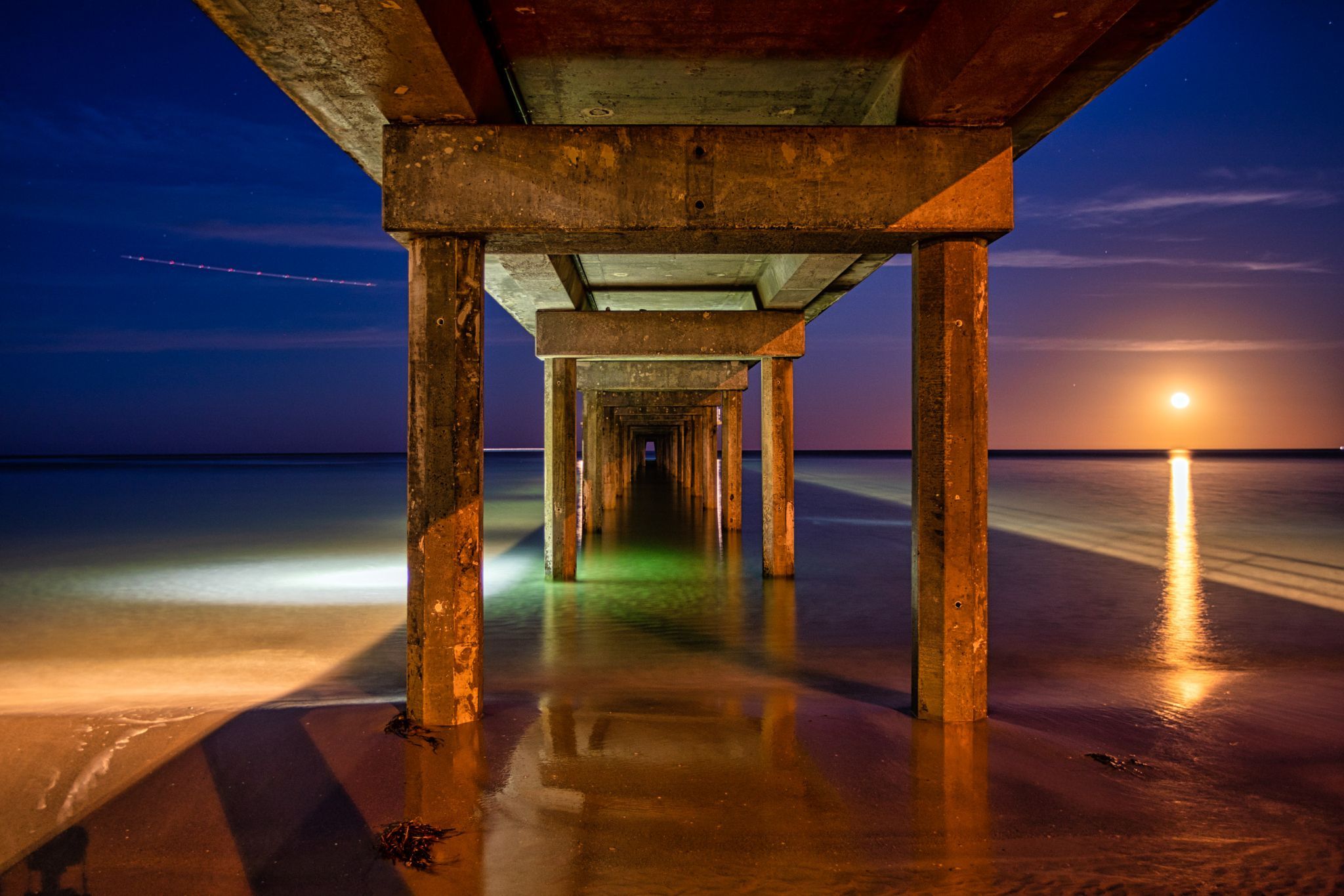 Under the Brighton Jetty, Adelaide, Australia