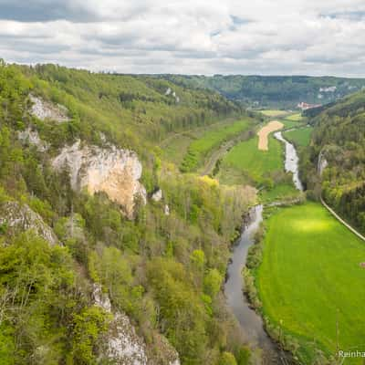 view from the Knopfmacherfelsen, Germany