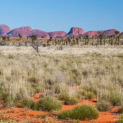 View to Kata Tjuta, Australia