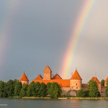View to Trakai Castle, Lithuania