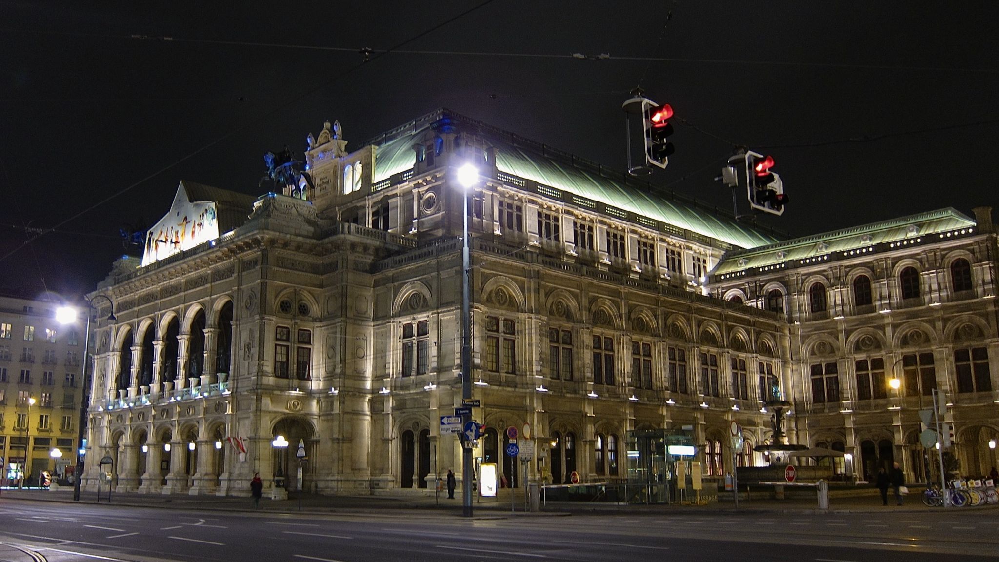 Long Exposure on Opera Vienna, Austria