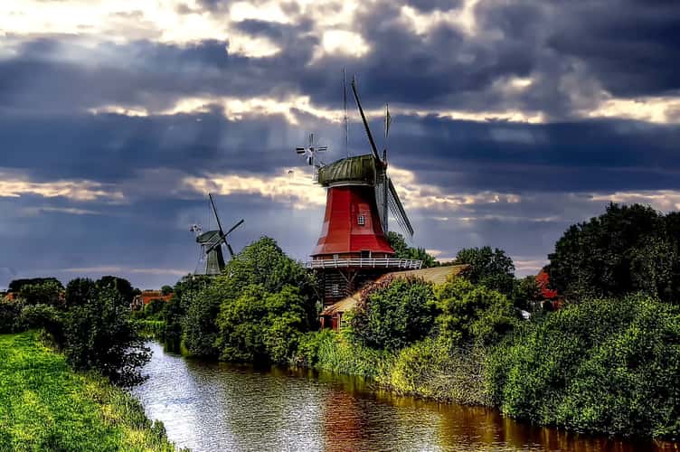 Windmills in Greetsiel