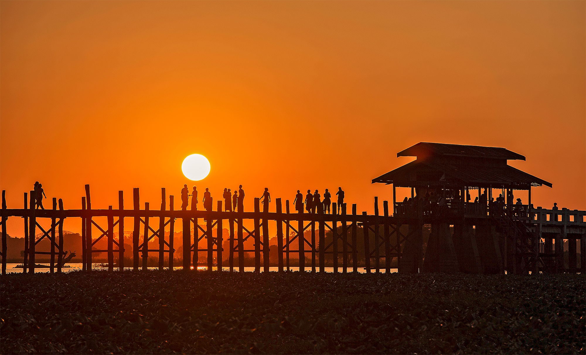U Bein Bridge, Myanmar