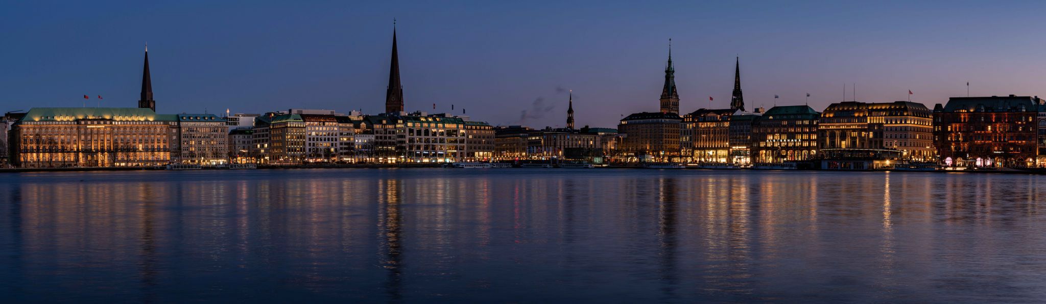 Binnenalster-View, Hamburg, Germany