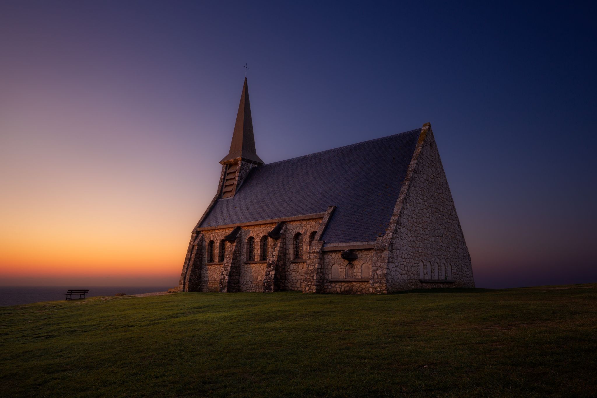 Chapelle Notre dame de la Garde (Etretat), France