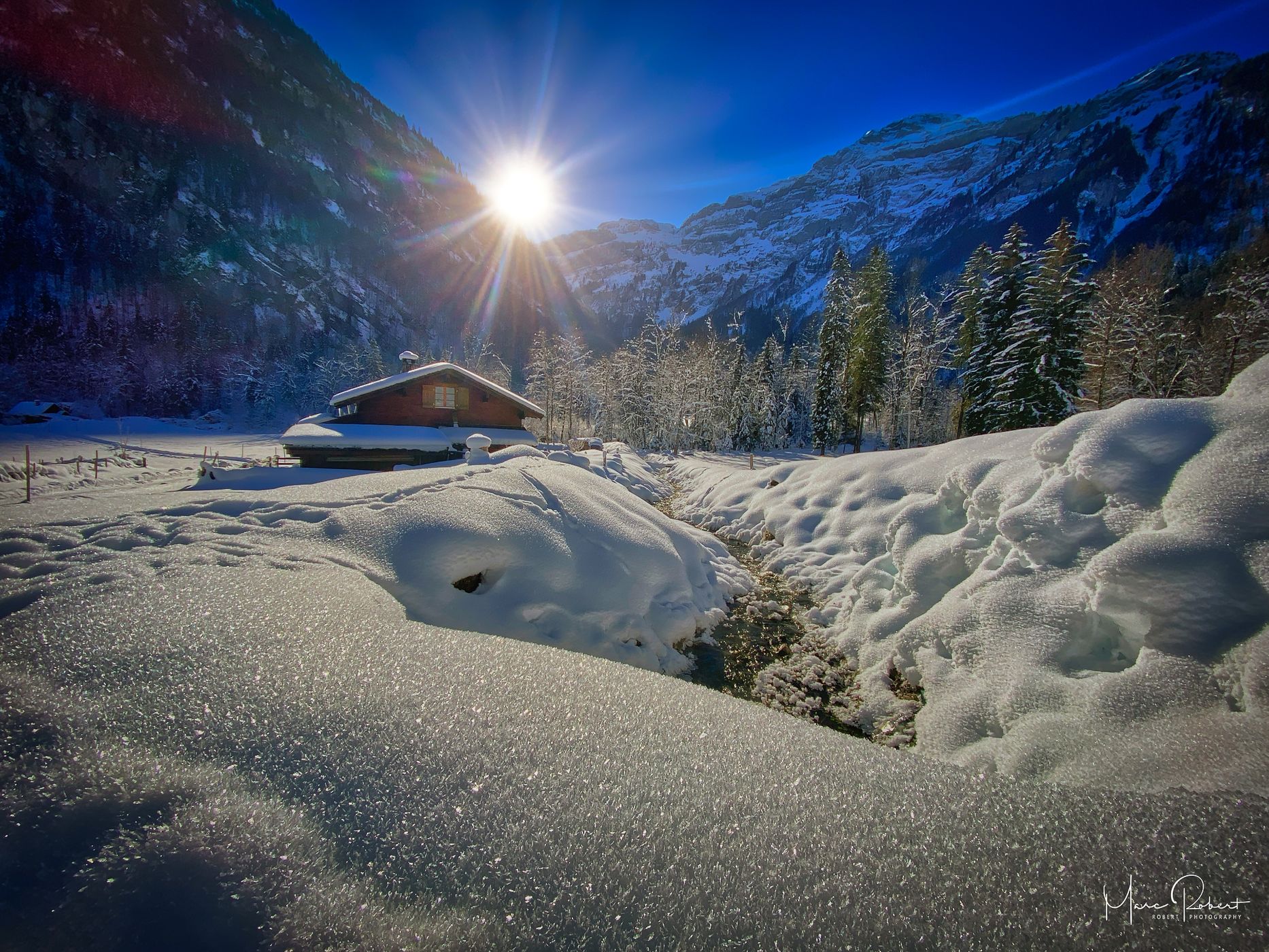 Cottage in Klöntal, Switzerland