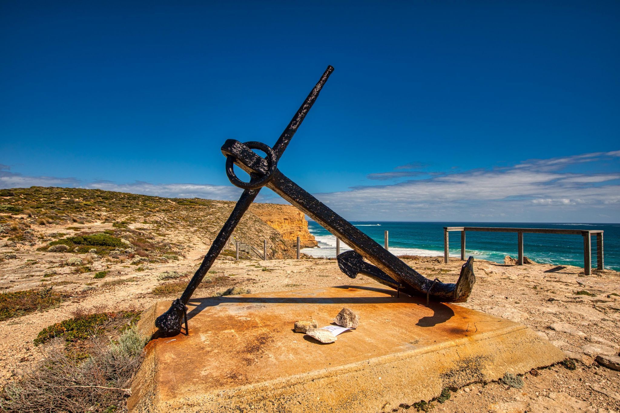 Ethel Wreck Beach Lookout Anchor,Yorke Peninsula, SA, Australia