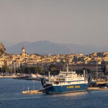 Hafen von Corfu, Greece