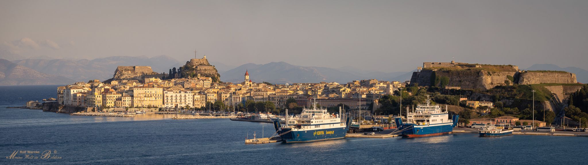 Hafen von Corfu, Greece