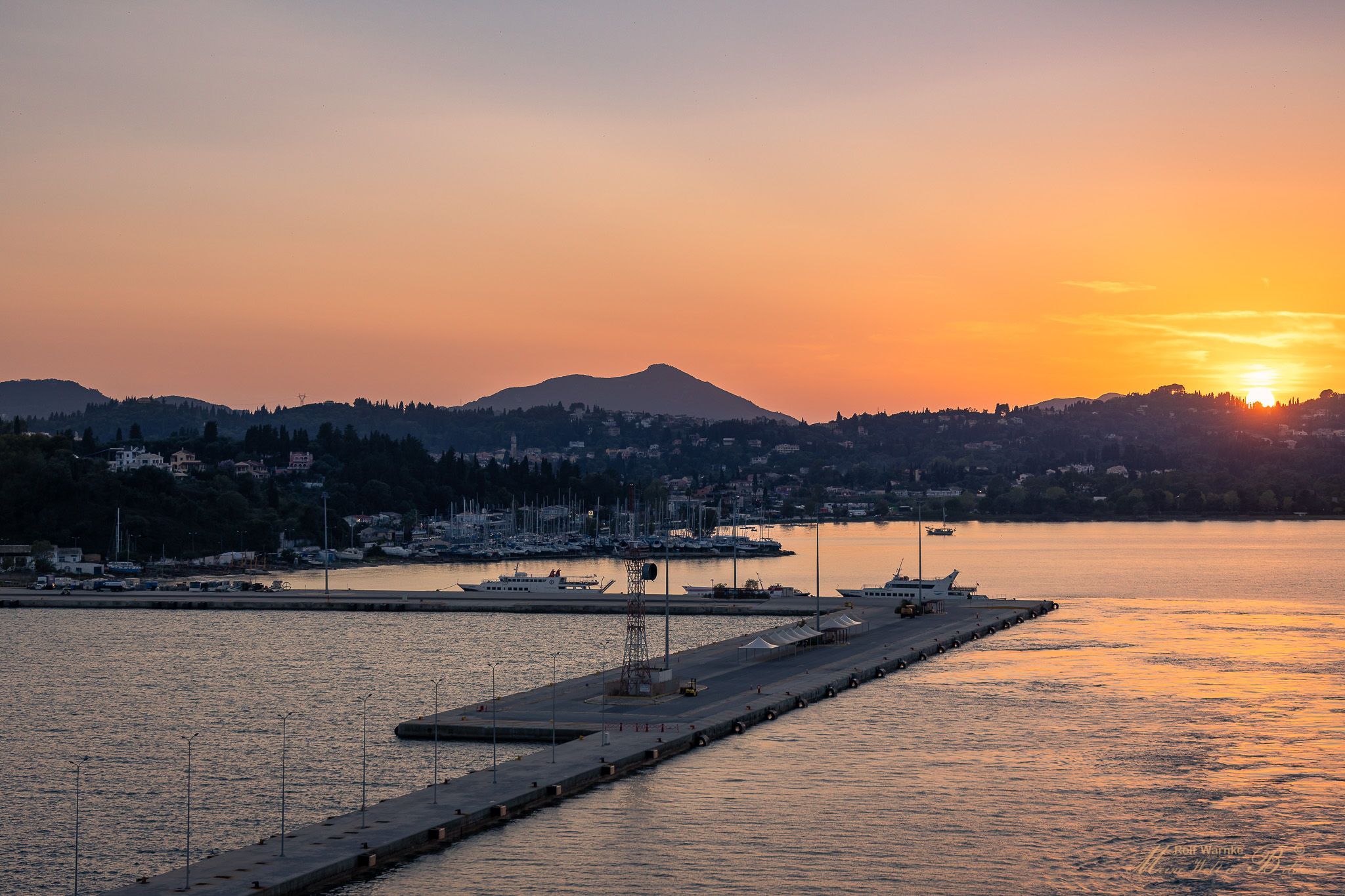 Hafen von Corfu, Greece