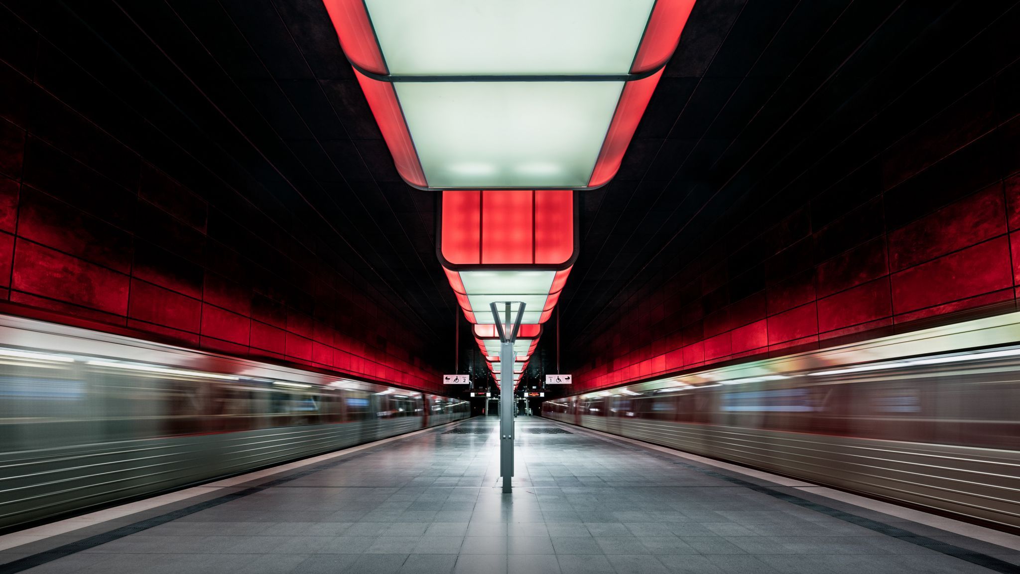 Metro Station, HafenCity Universität Hamburg, Germany