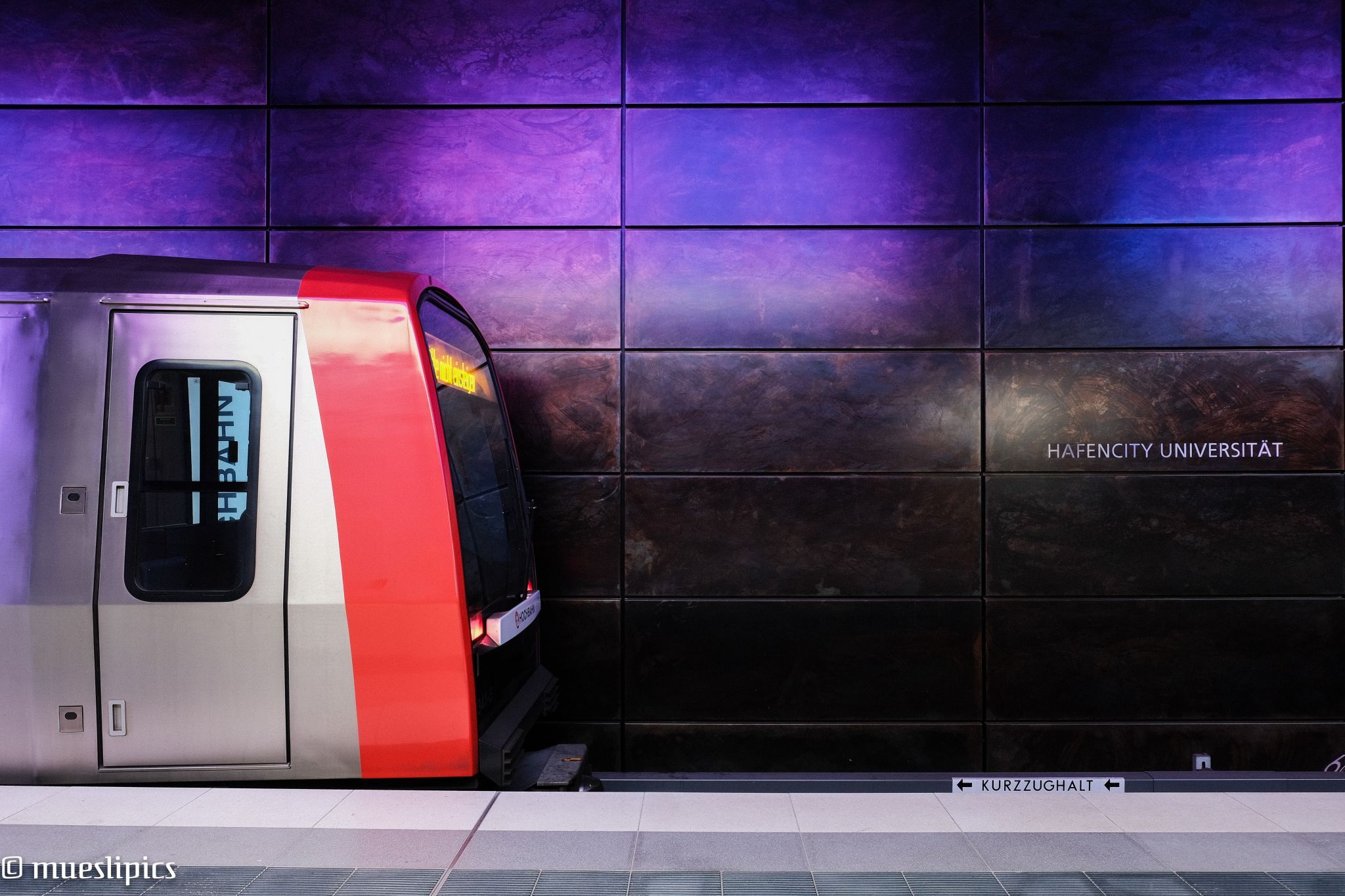 Metro Station, HafenCity Universität Hamburg, Germany