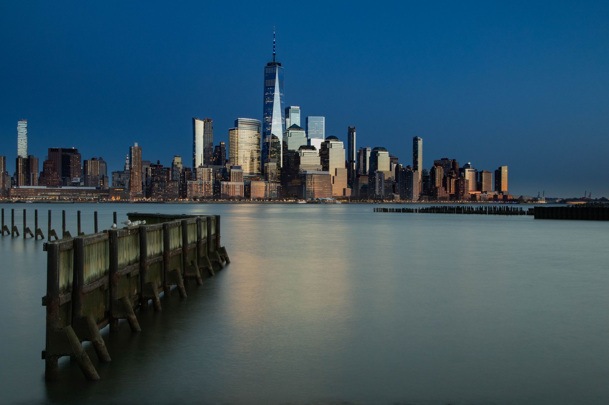 Sunrise at Newport, New York City, USA