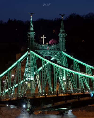Liberty bridge in Budapest