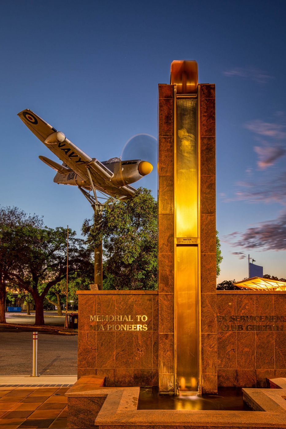 Memorial to Pioneers Griffith New South Wales, Australia