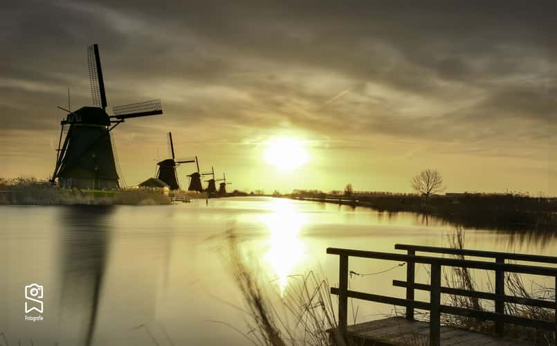 Windmills, Kinderdijk UNESCO World Heritage