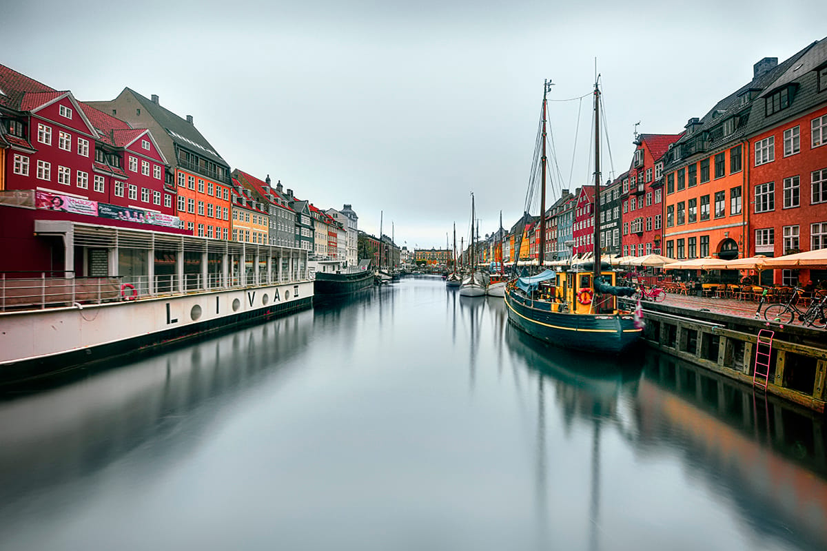 Nyhavn in Copenhagen, Denmark