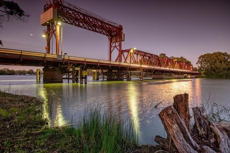 Paringa Bridge pre Dawn Paringa Renmark South Australia
