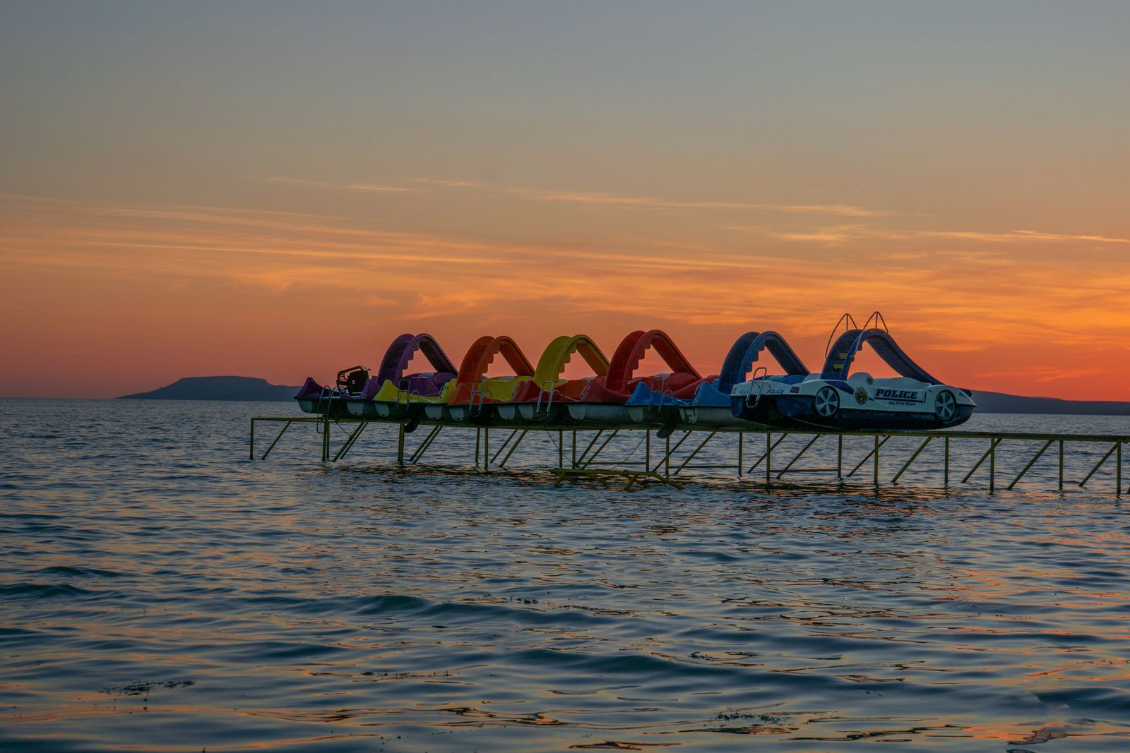 pedal boats resting place, Hungary
