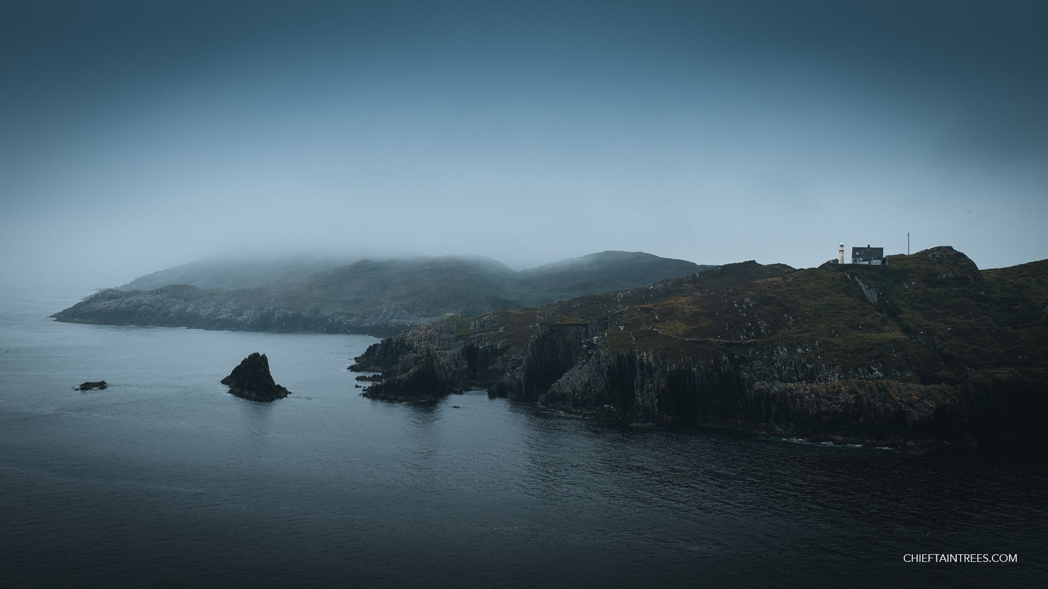 Sherkin Island from the Baltimore Beacon, Ireland