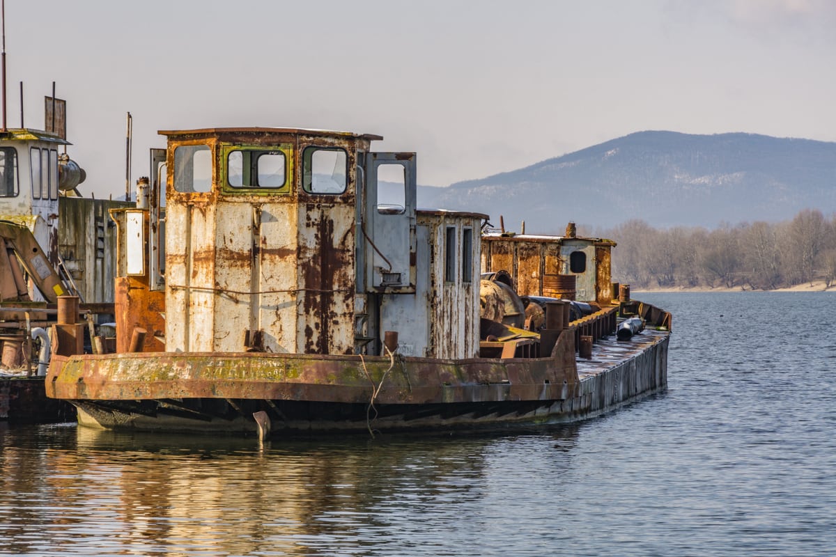 Shipwrecks in Danube bend, Hungary