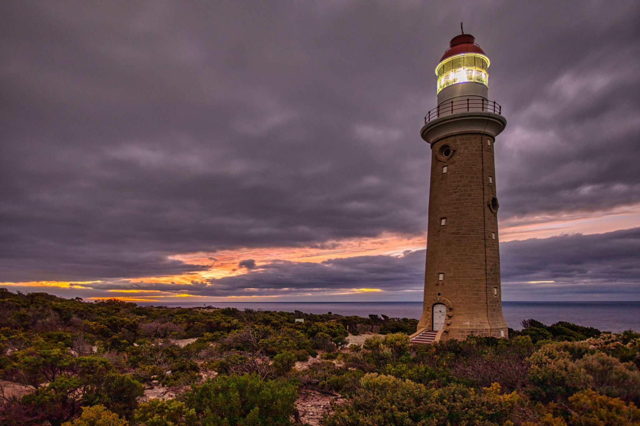 Sunrise Cape Du Couedic Lighthouse Kangaroo Island SA, Australia