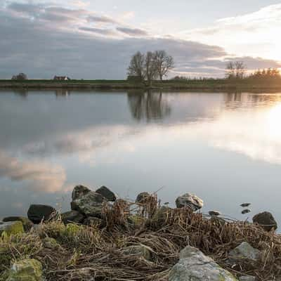 Sunset on the Pier, Rhenen, Netherlands