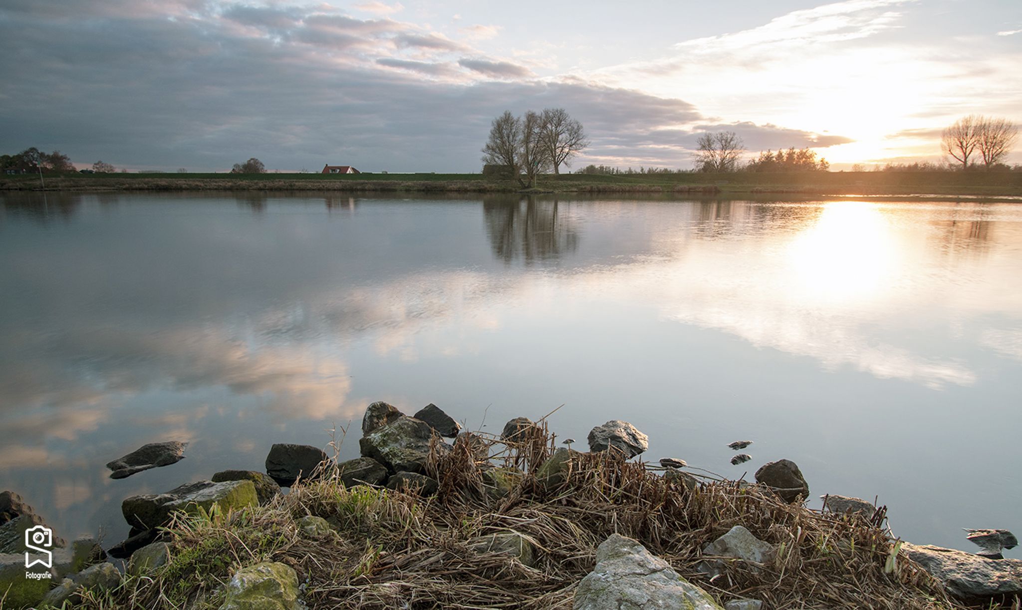 Sunset on the Pier, Rhenen, Netherlands