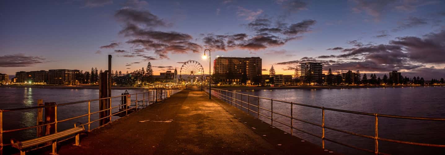 The Pier at Glenelg sunrise, Adelaide