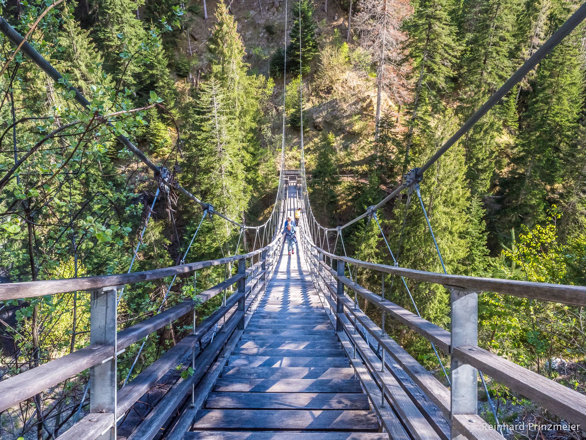 Traversiner footbridge, Switzerland