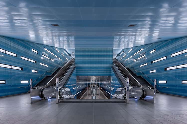 Überseequartier - Subway Station, Hamburg