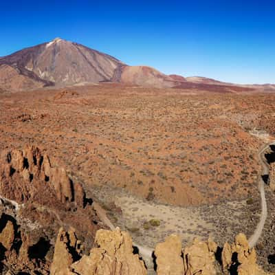 Volcanic field near Teide, Spain