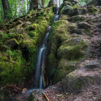 Wasserfall am Hilschweiher, Germany