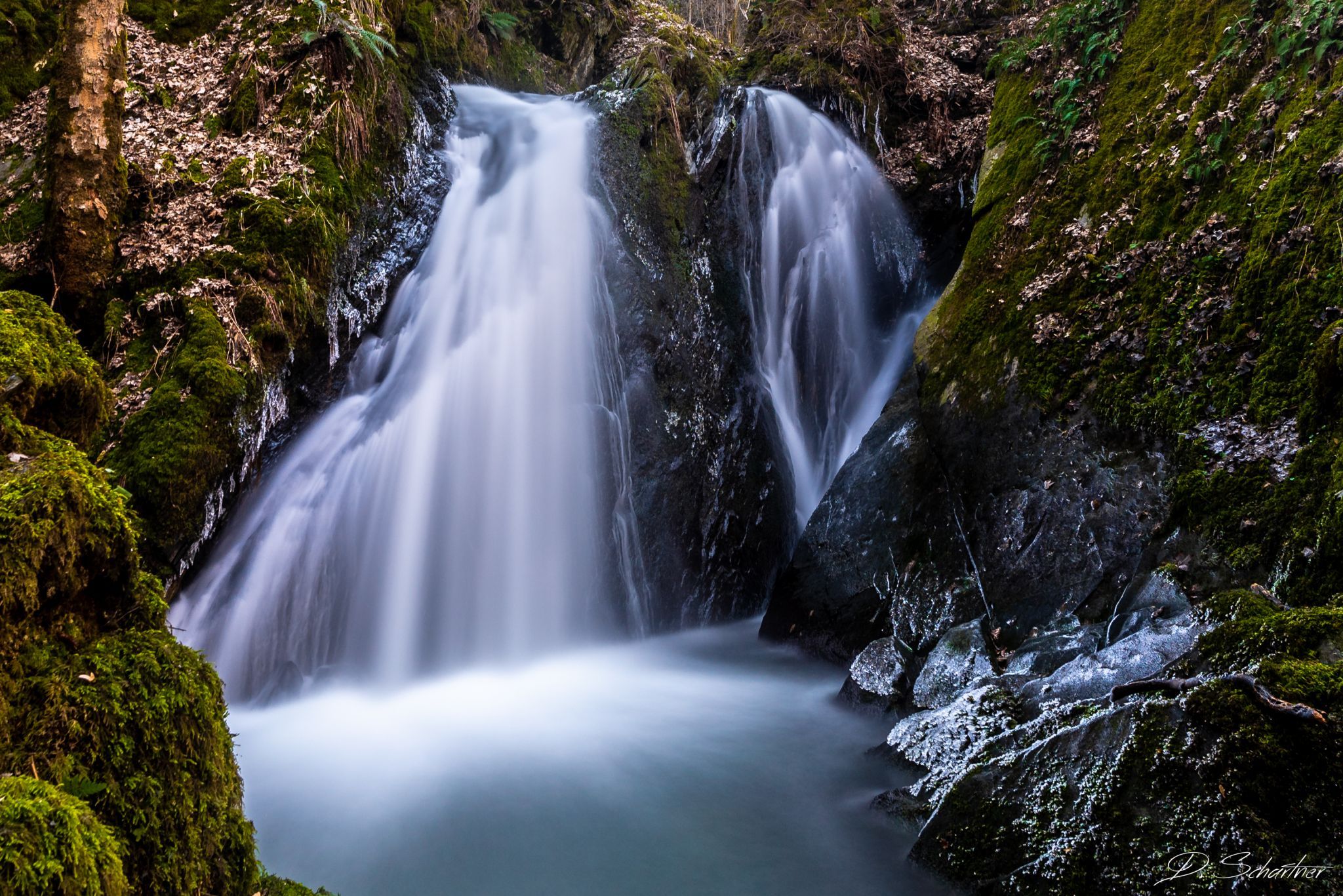 Waterfall near Maria Martental, Germany