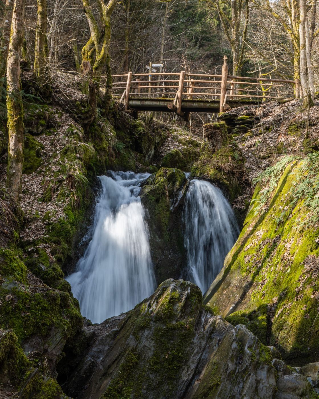 Waterfall near Maria Martental, Germany