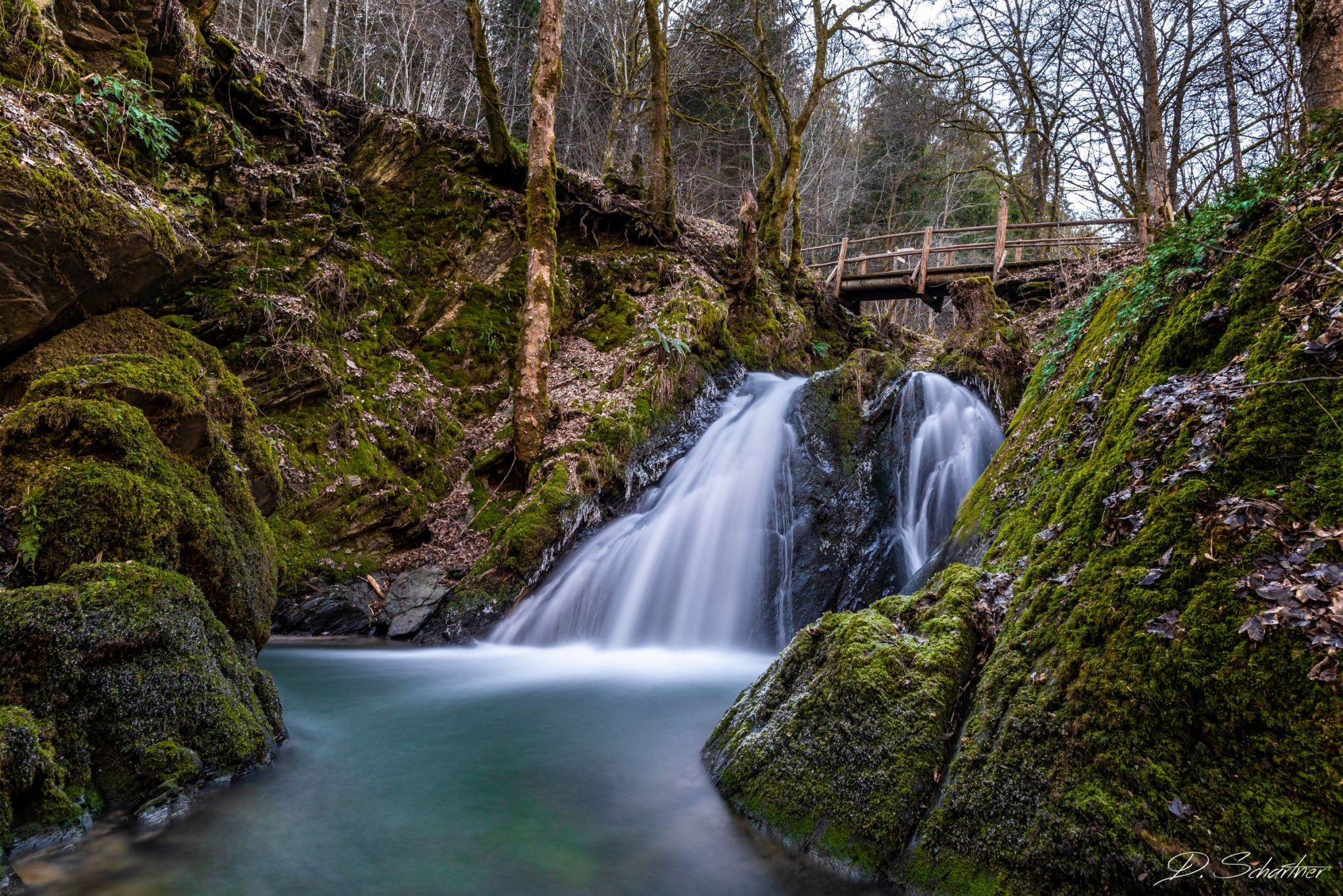 Waterfall near Maria Martental, Germany