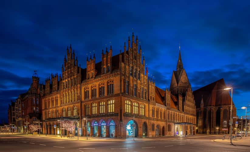 Old Town Hall with Market Church, Hanover