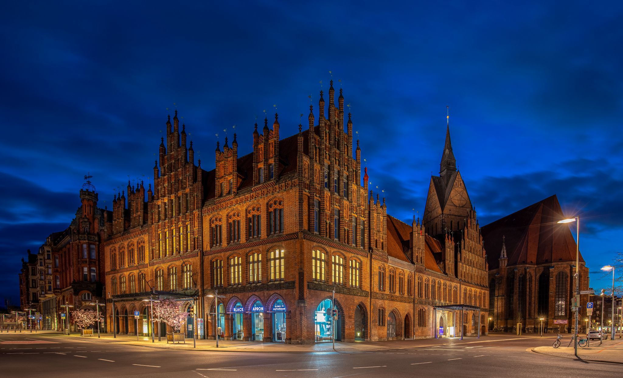 Old Town Hall with Market Church, Hanover, Germany