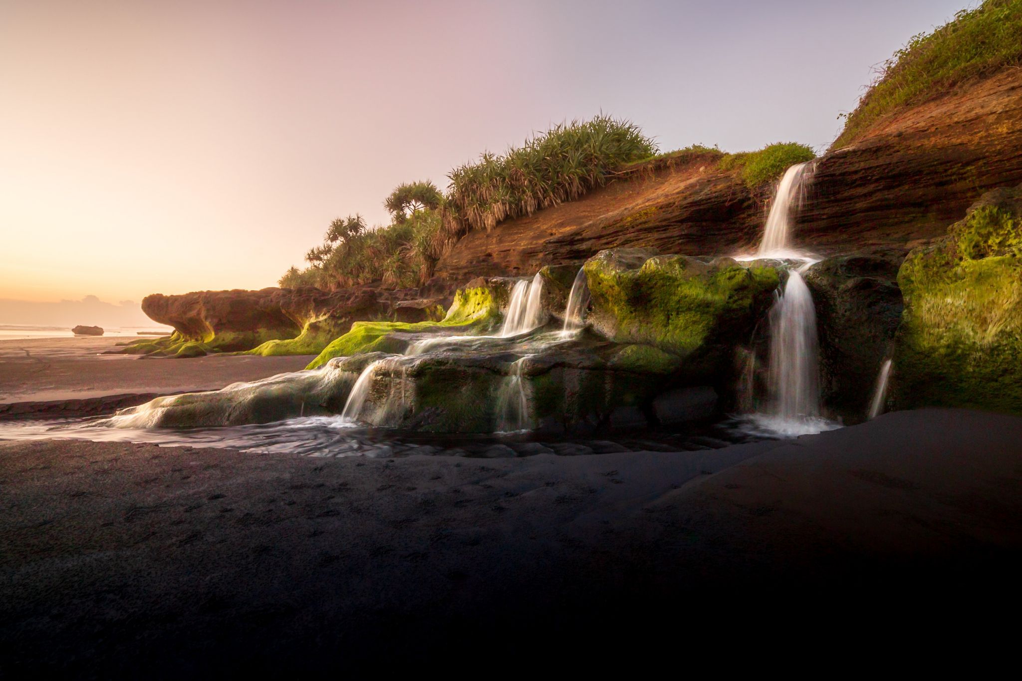 Beach Waterfall, Indonesia