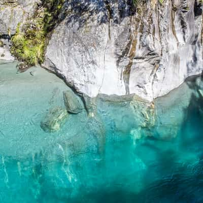 Blue Pools Haast Pass, New Zealand