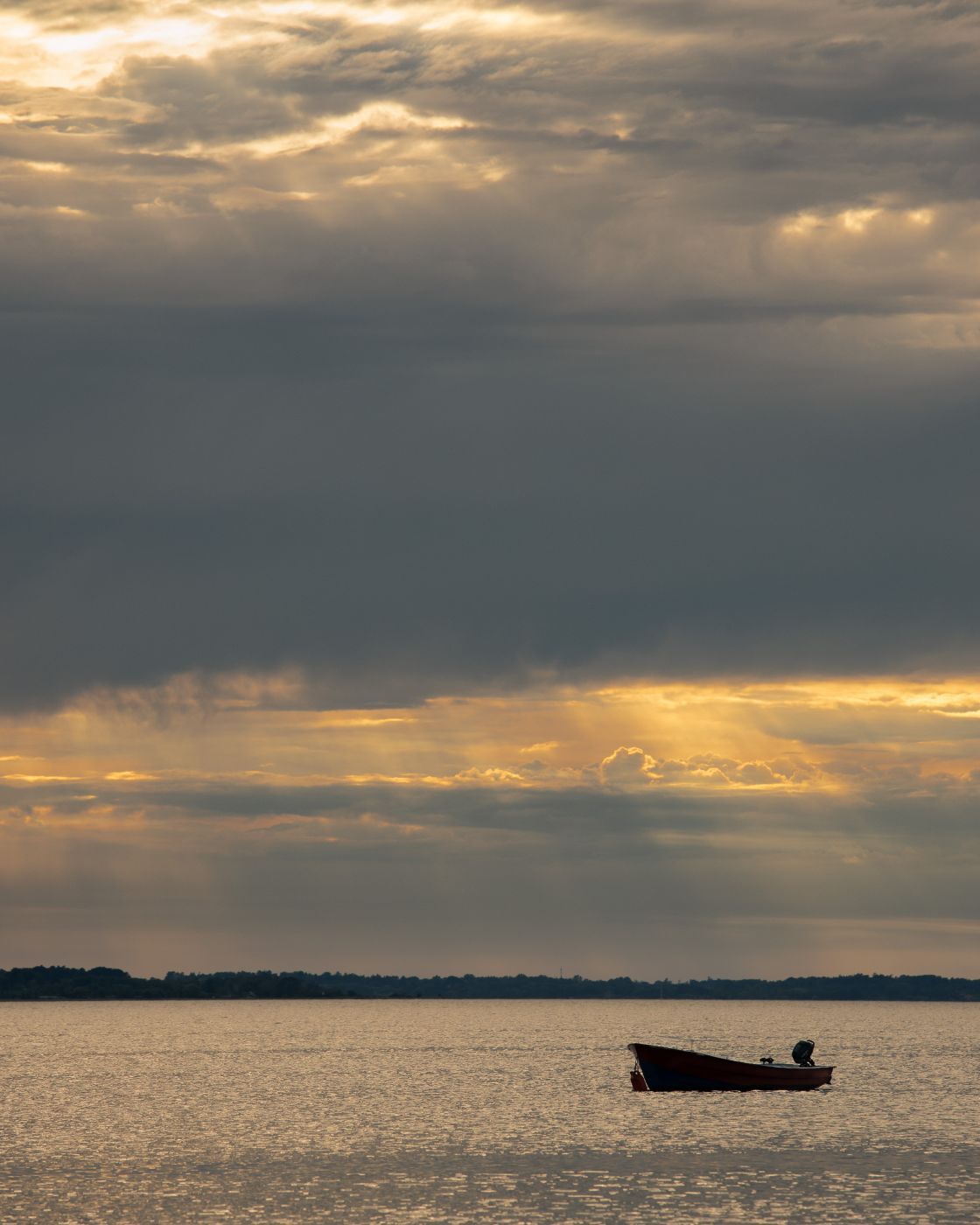 Boats in the fjord, Denmark