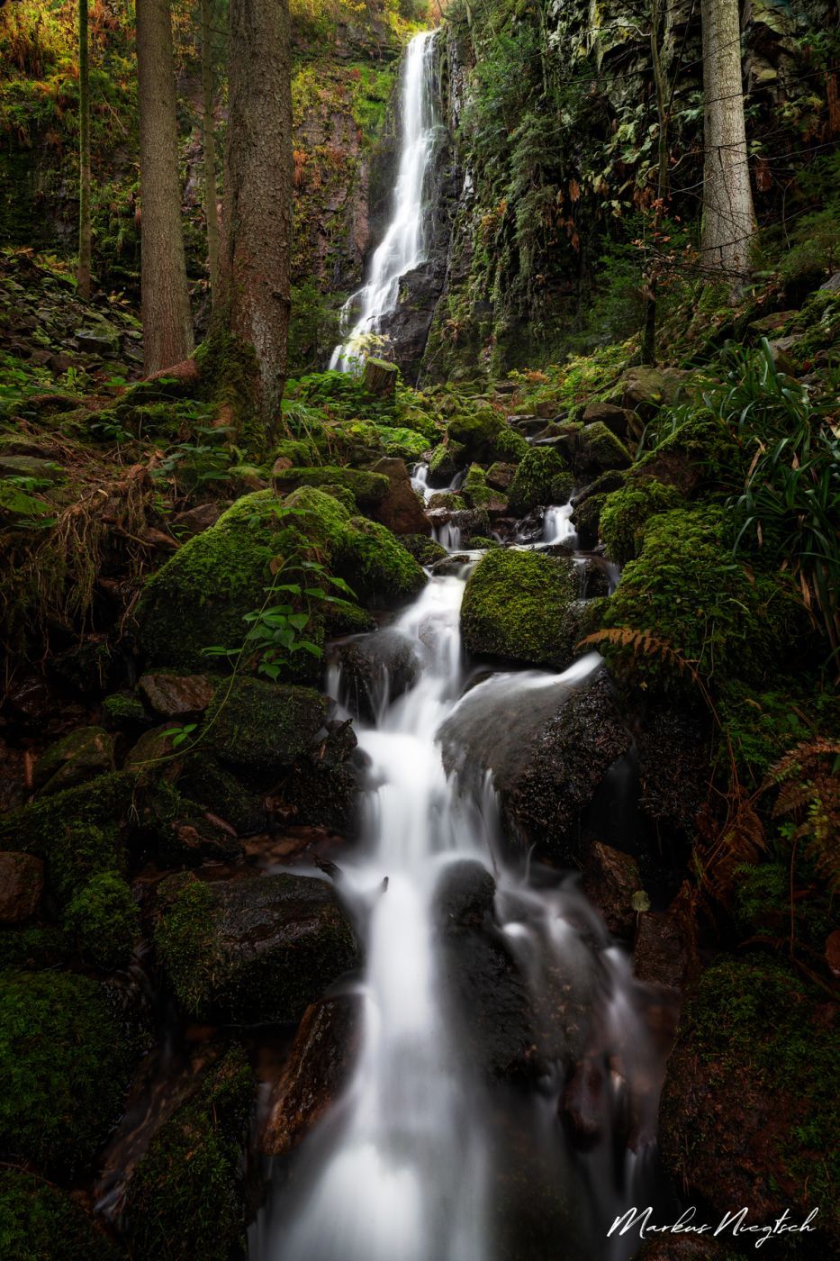 Burgbach Waterfall, Black Forest, Germany